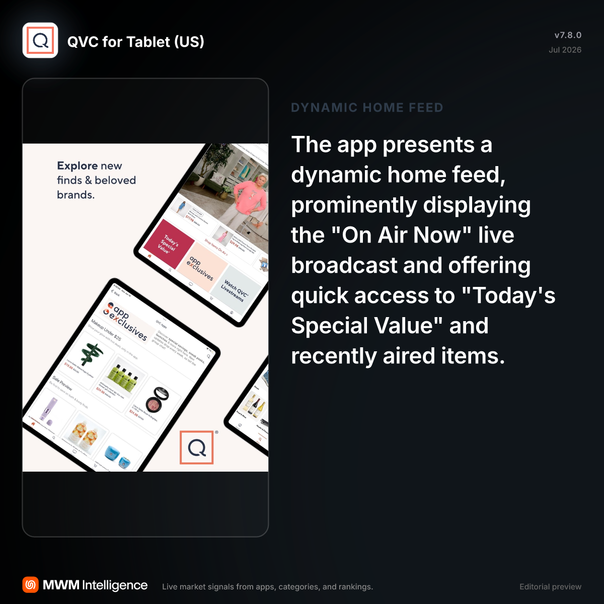 QVC for Tablet (US) - Shopping App | MWM