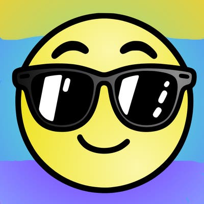 emoji with sunglasses