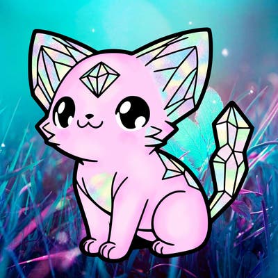 crystal kitten