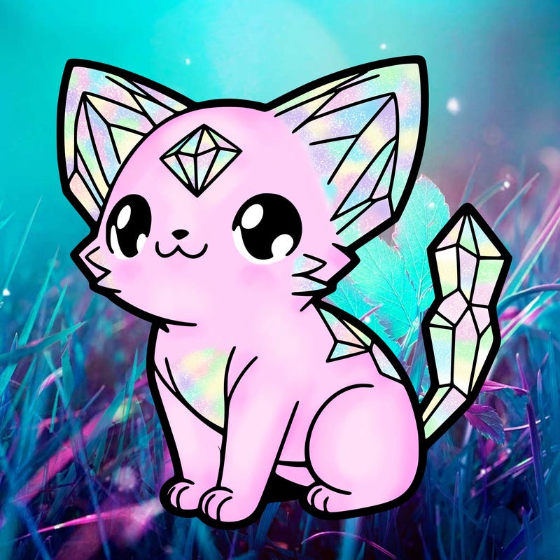 crystal kitten