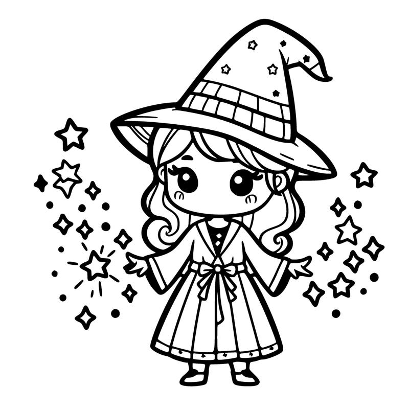 magic wizard girl