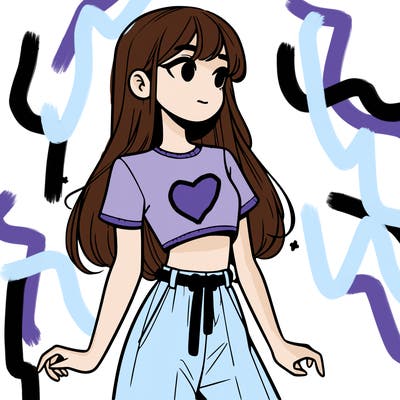 girl in a cute crop top