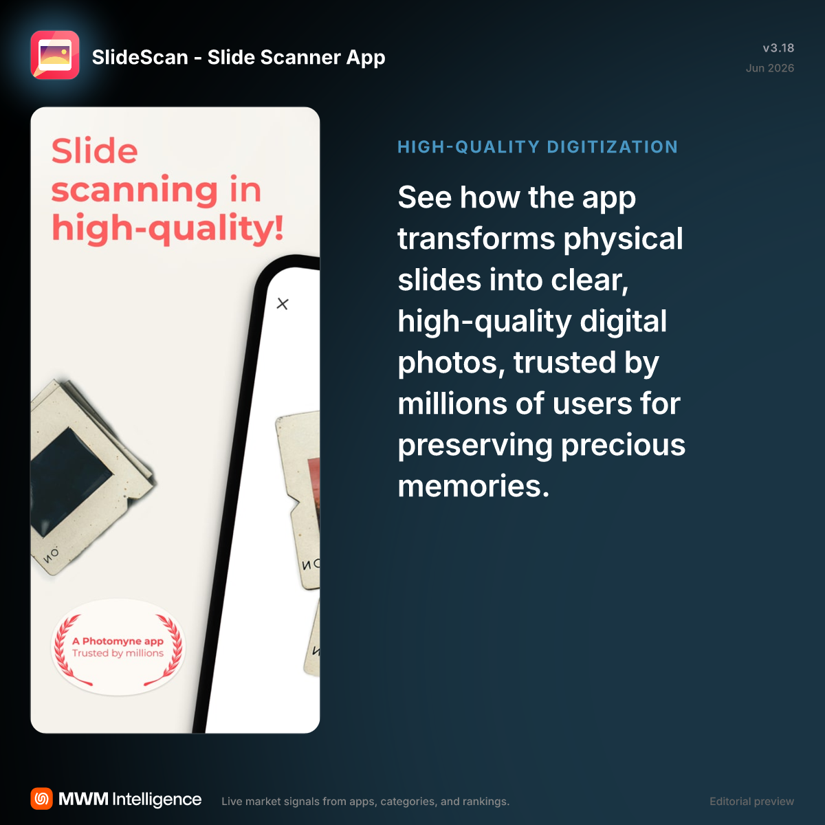 SlideScan - Slide Scanner App - Photo & Video App | MWM