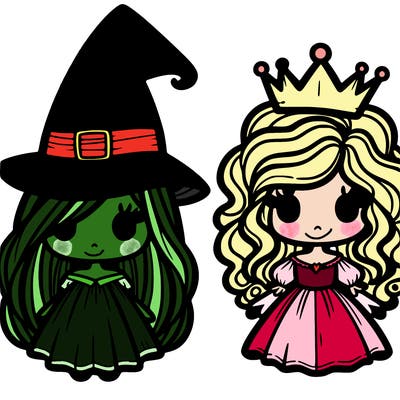 elphaba and glinda