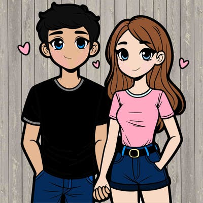 boyfriend and girlfriend