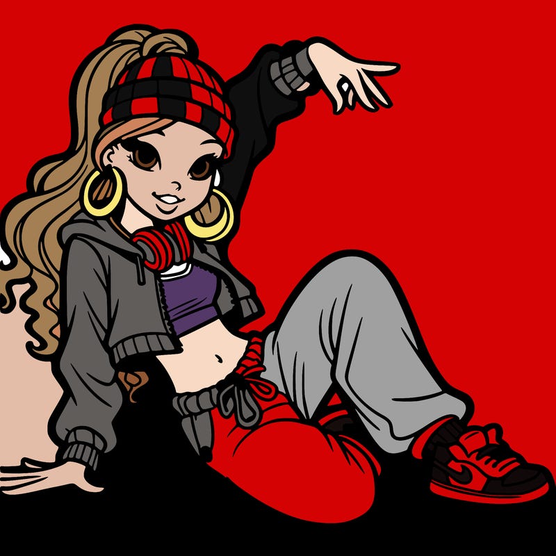 hip-hop dance girl