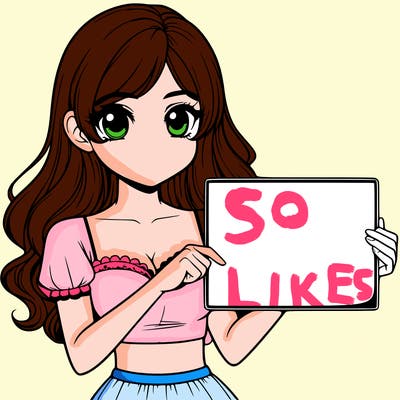 realistic pretty girl holding blank sign