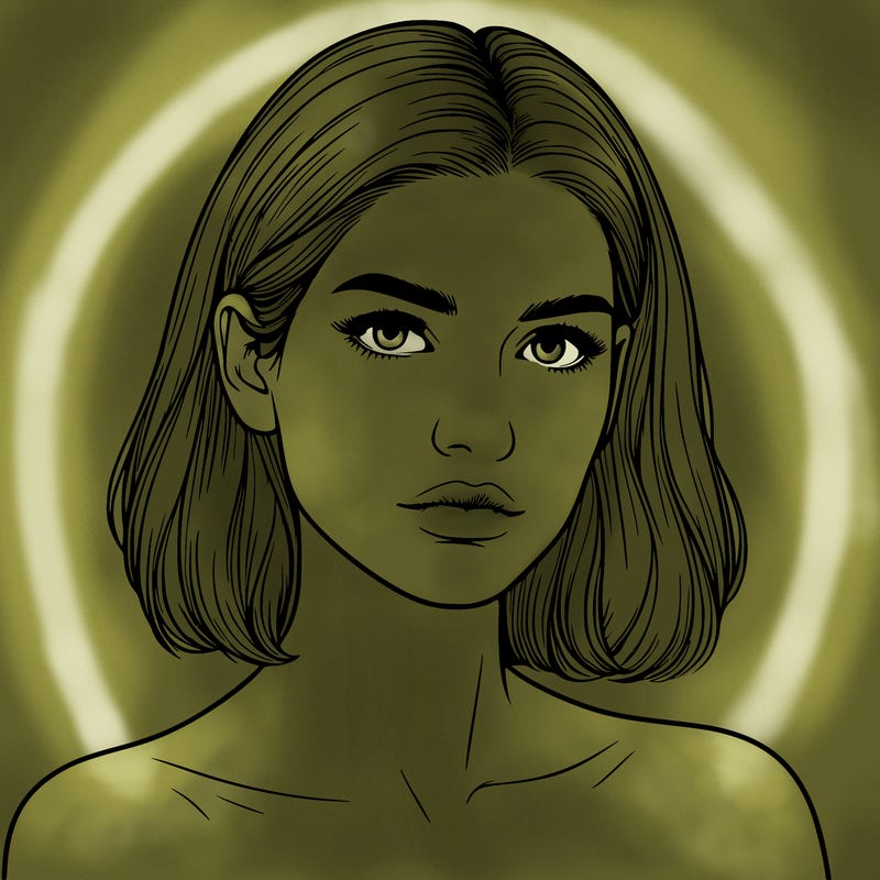 realistic portrait of woman