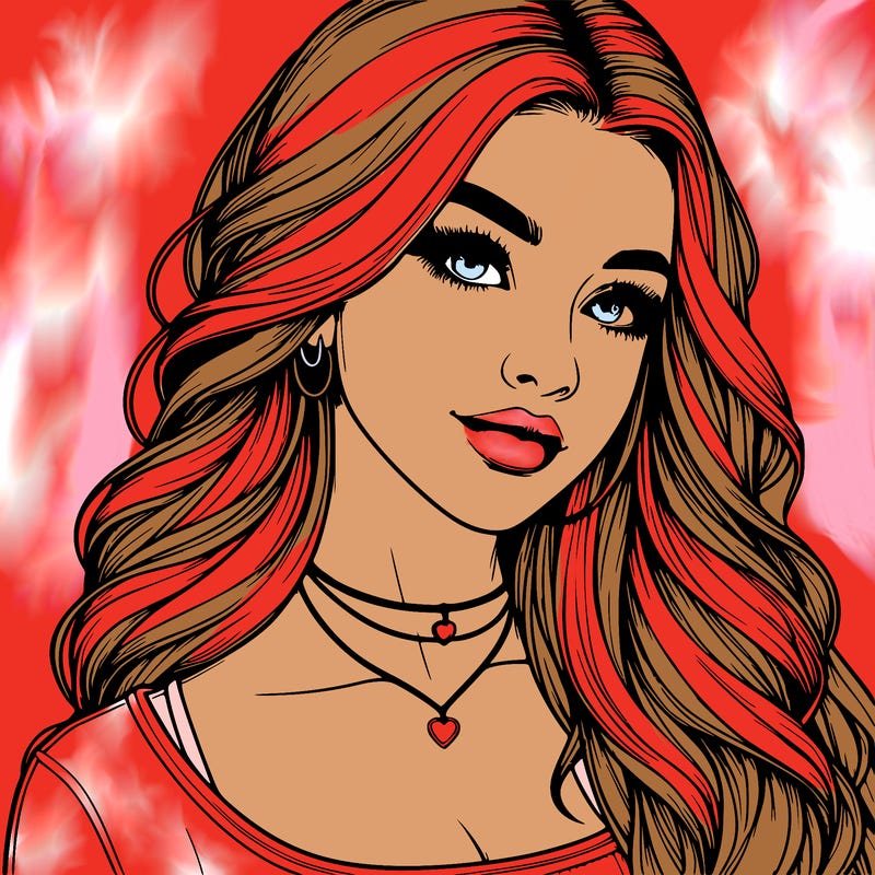 detailed realistic girl