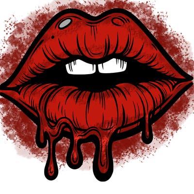 lips that look realistic and drip