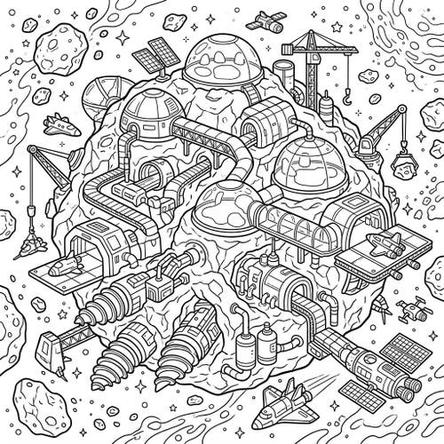 Asteroid Mining Colonies