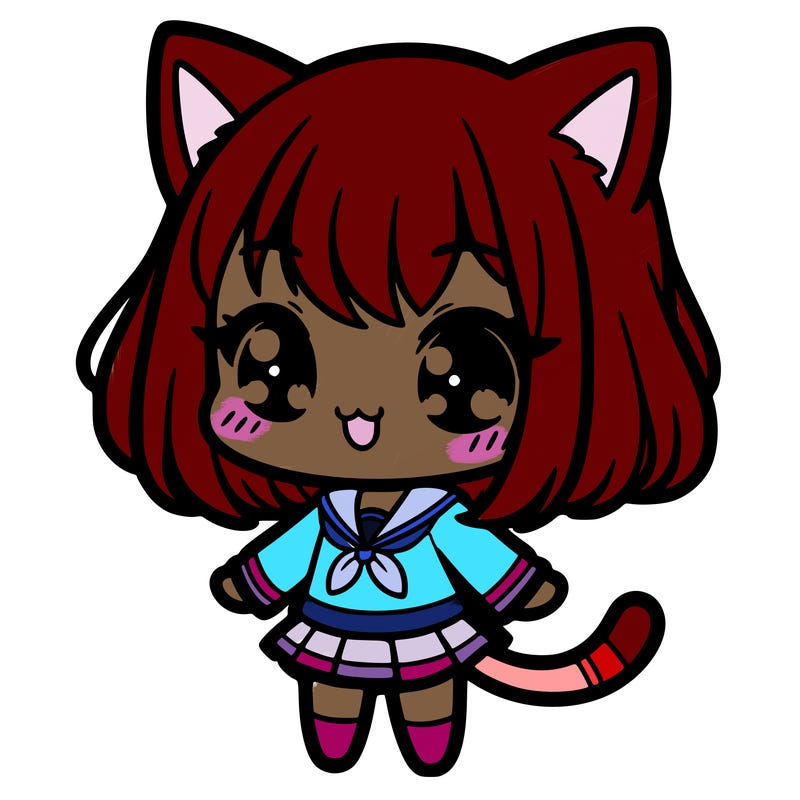 chibi cat girl
