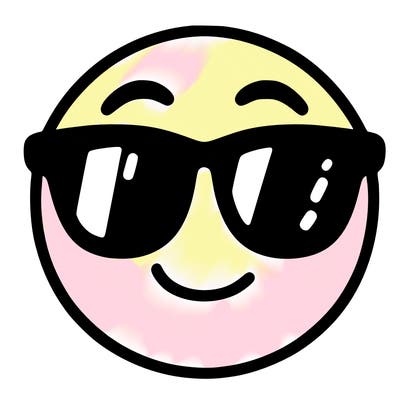 emoji with sunglasses