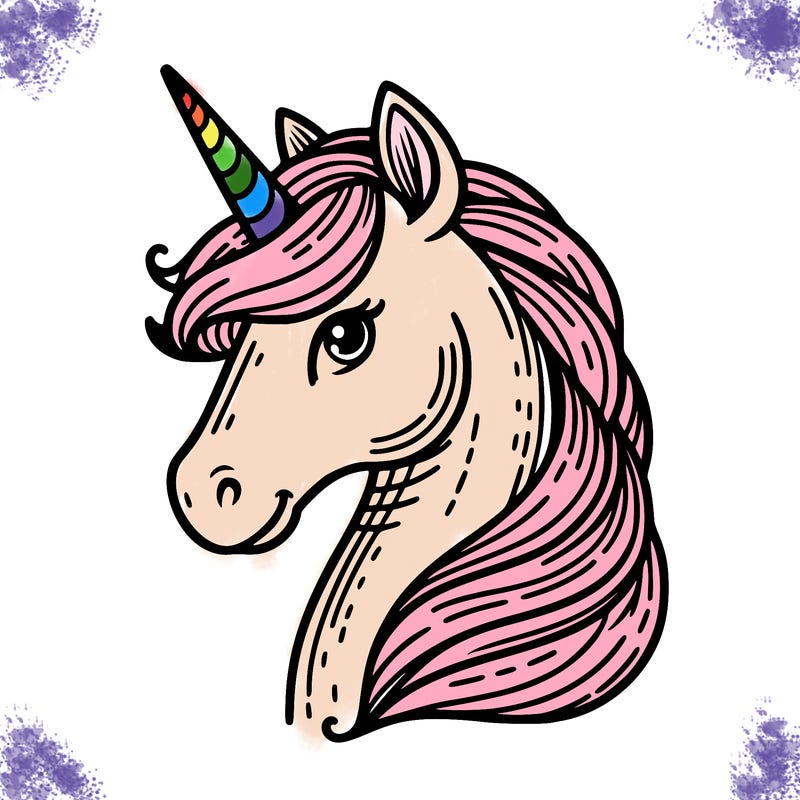 unicorn head