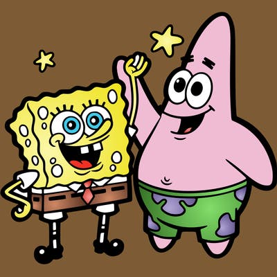 sponge bob with patrick