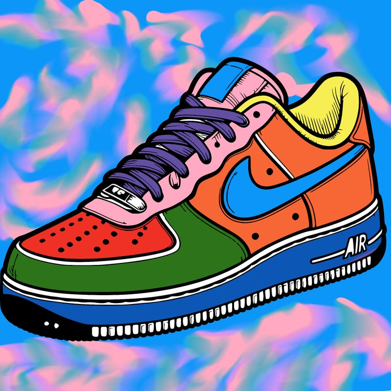 white nike air forces