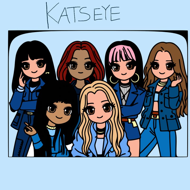 k-pop girl band called katseye