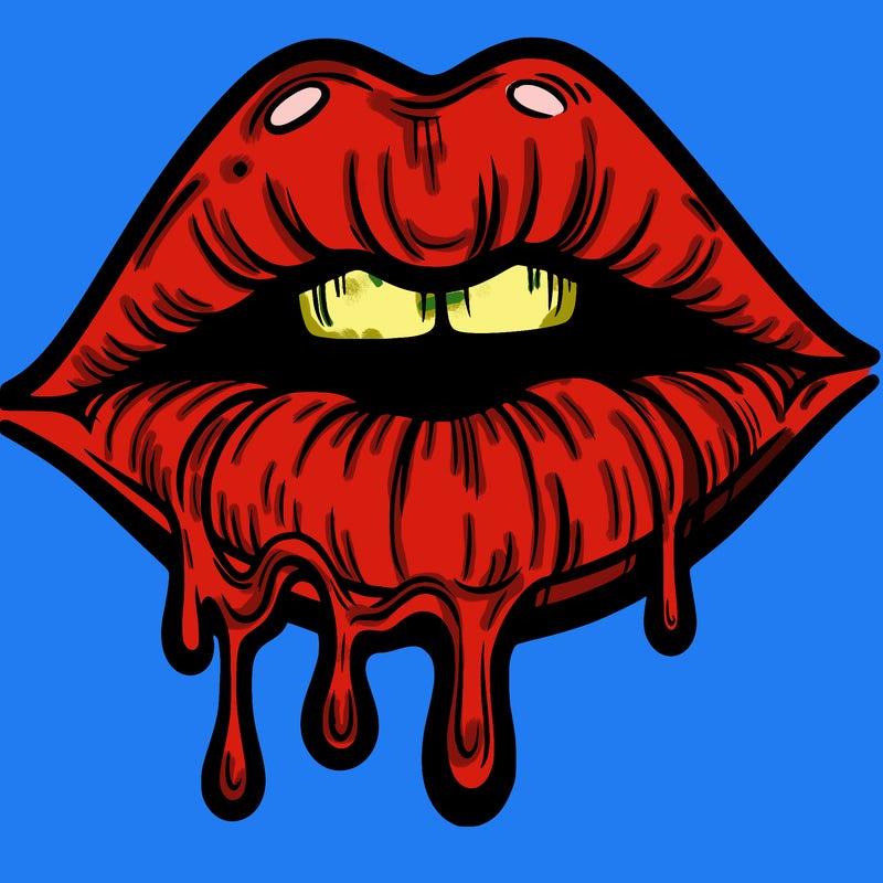 lips that look realistic and drip