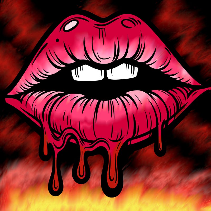 lips that look realistic and drip