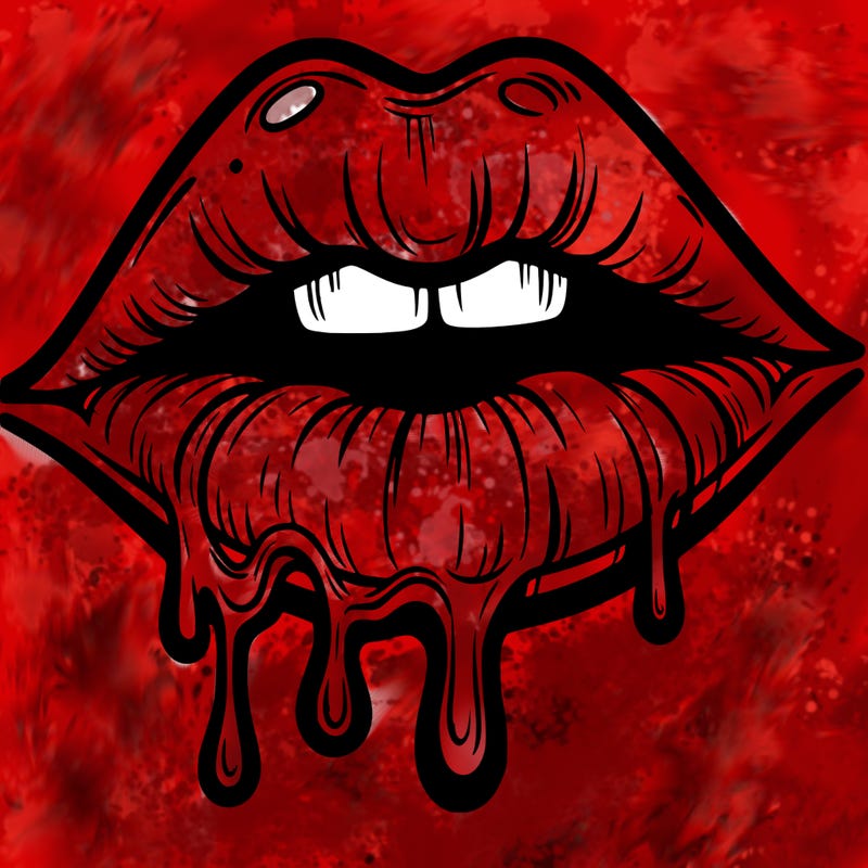 lips that look realistic and drip