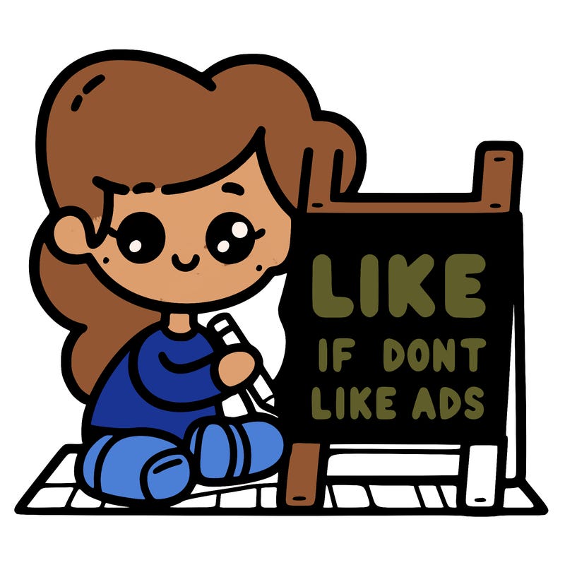 like if you don’t like adds