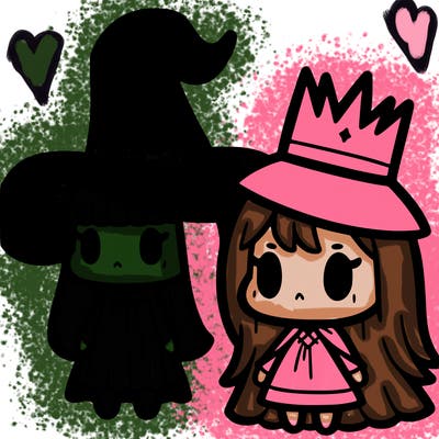 elphaba and glinda