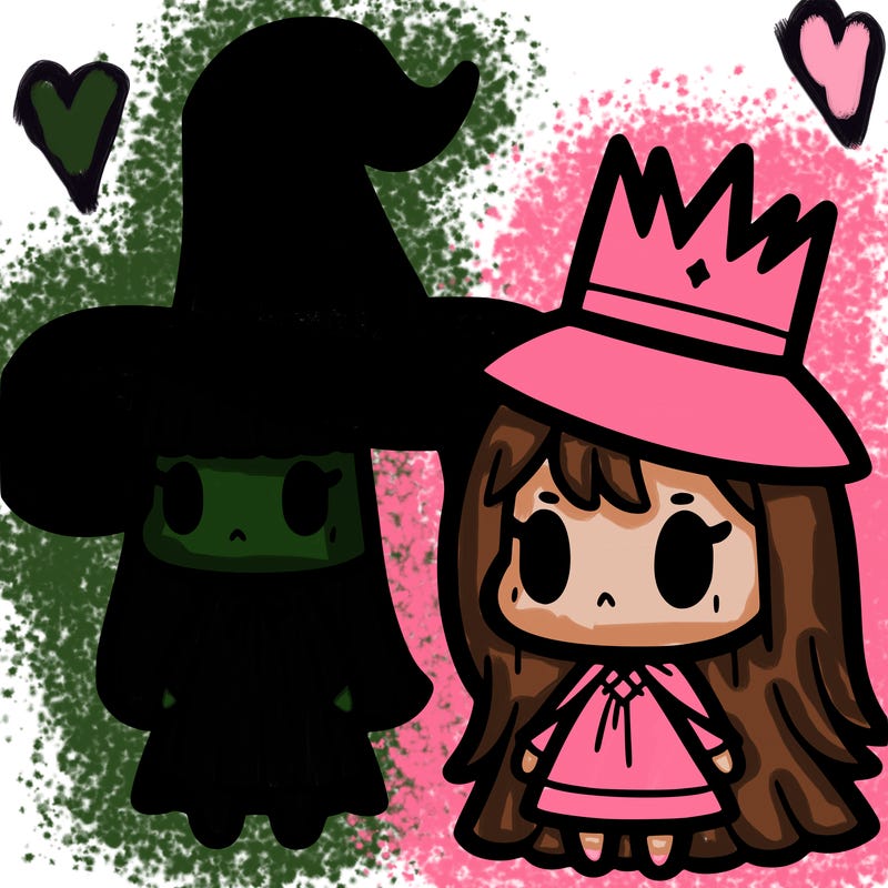 elphaba and glinda