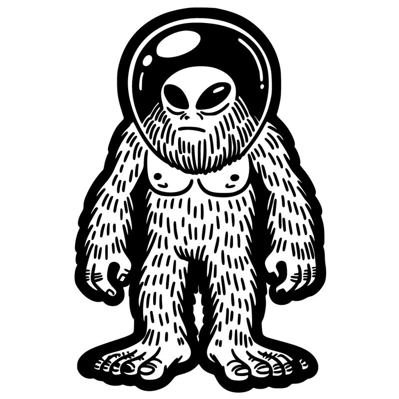 bigfoot alien