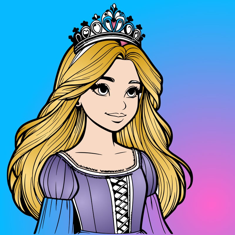 a realistic medieval princess with a tiara