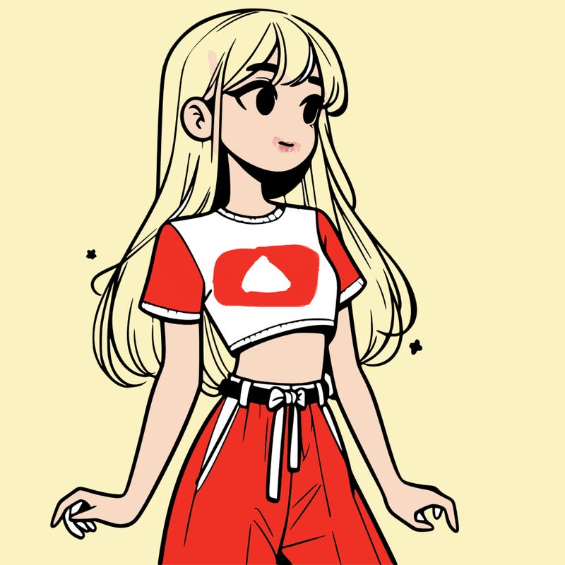 girl in a cute crop top