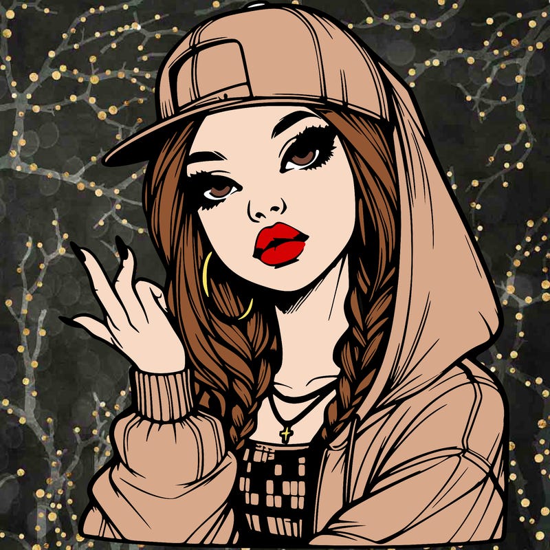 realistic hip hop girl