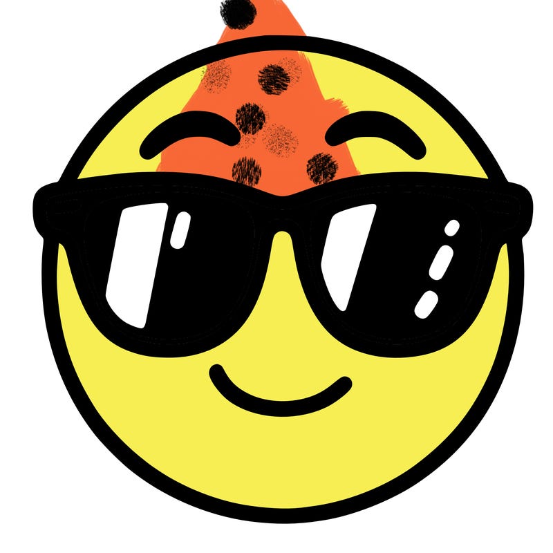 emoji with sunglasses