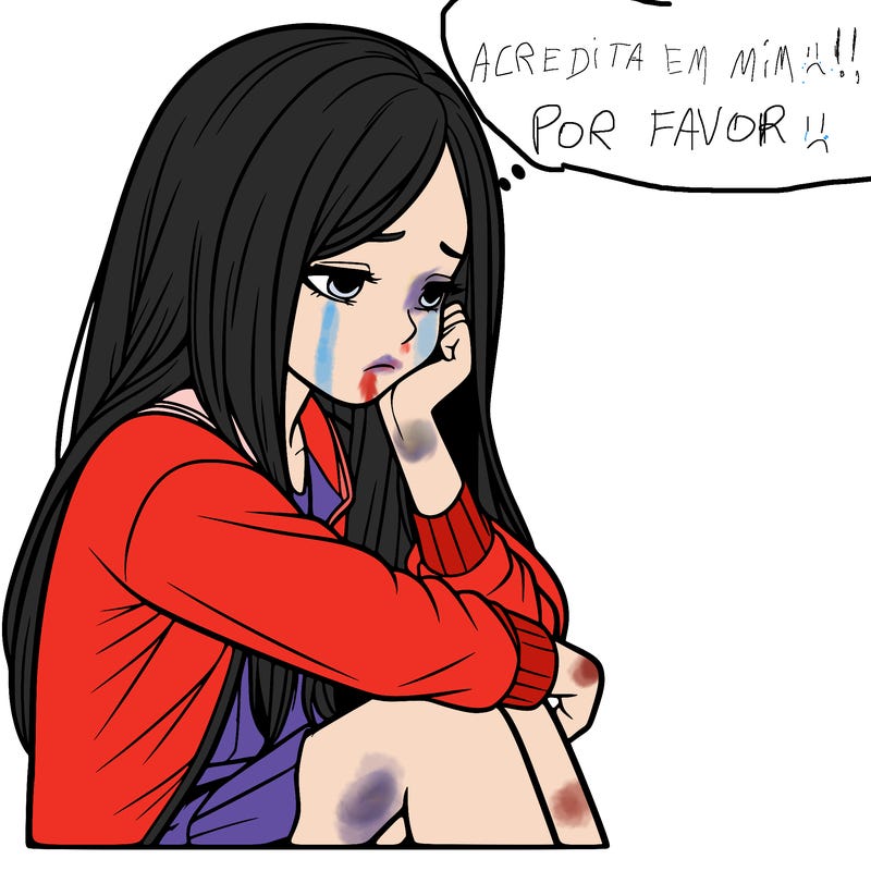 a realistic girl with depression