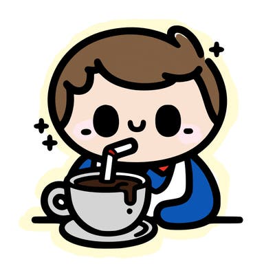 sipping cup of coffee