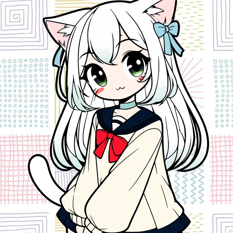 cat anime girl
