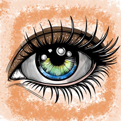 realistic eye