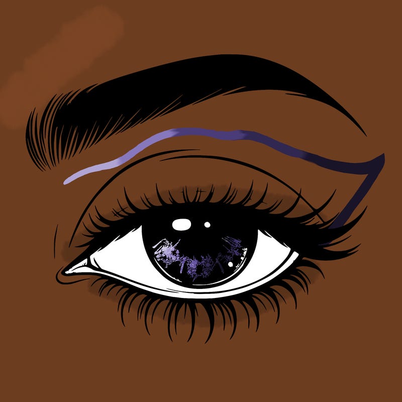 eye closed realistic