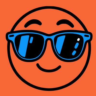 emoji with sunglasses