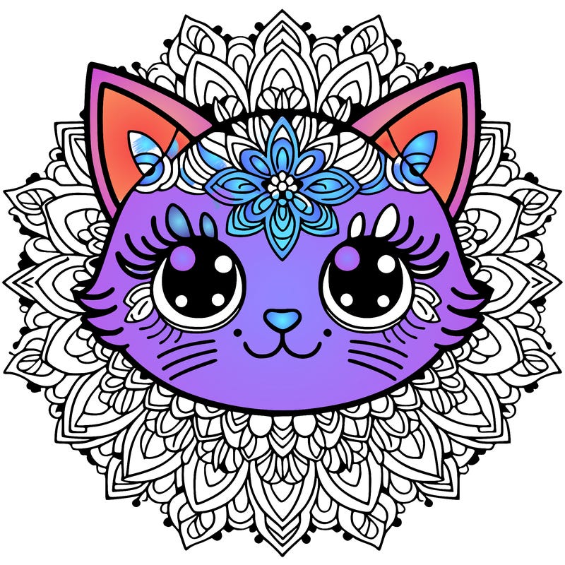 mandala cat