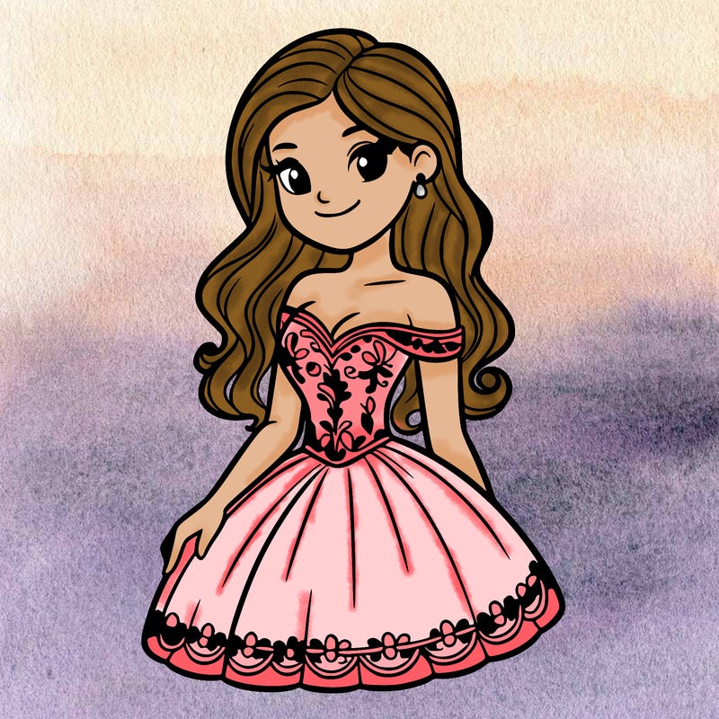 a woman wearing a fancy dress