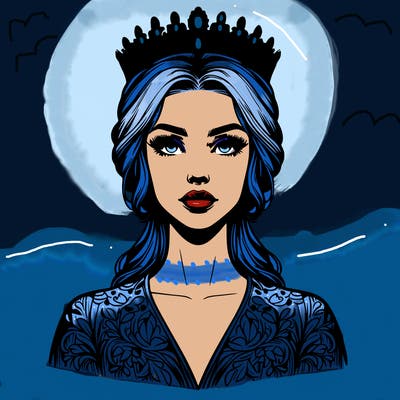 realistic beautiful queen