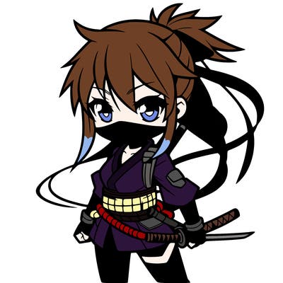 anime girl ninja