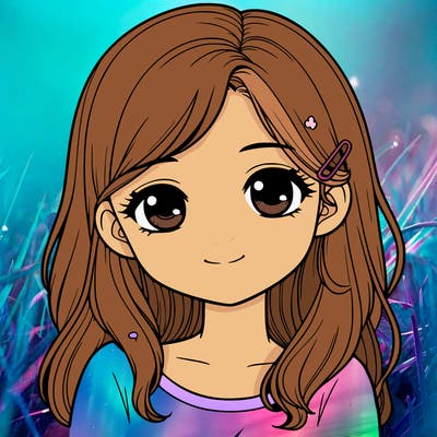 realistic girl cute