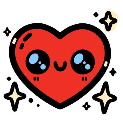 really easy plain heart