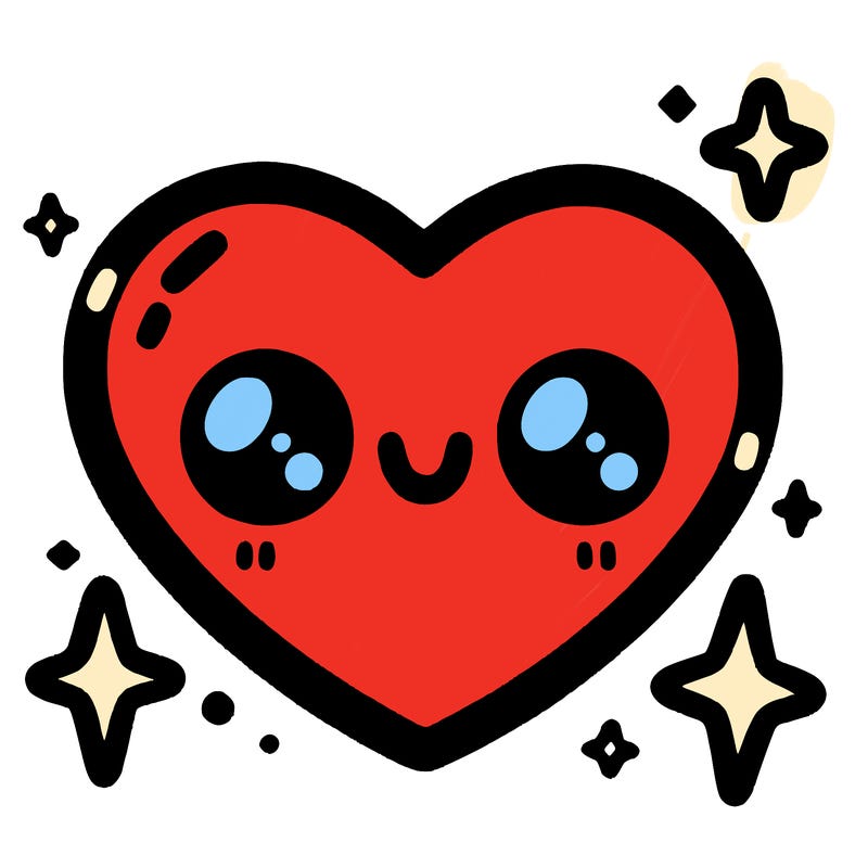 really easy plain heart