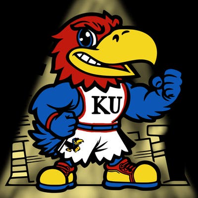 kansas university jayhawk mascot