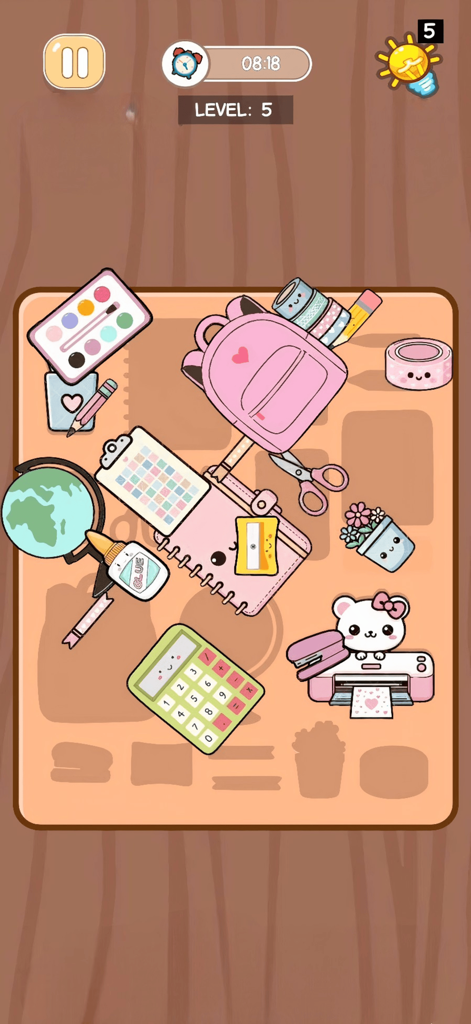 Perfect Satisfying: ASMR Tidy - Organizando lindos útiles escolares y papelería en un satisfactorio juego de puzzles ASMR tidy