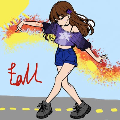 realistic girl danceing