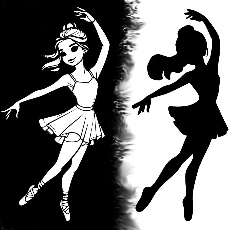 realistic girl dancer