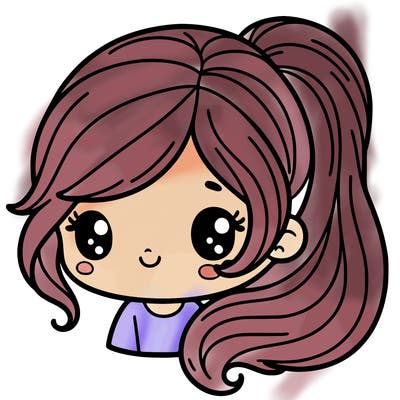 baby girl with long hair